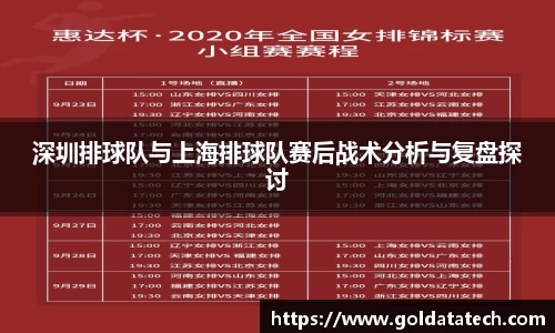 深圳排球队与上海排球队赛后战术分析与复盘探讨